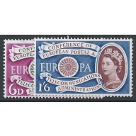 1960 Europa. SG 621-622