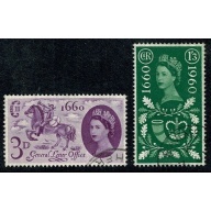 1960 General Letter Office. Very Fine Used set of 2 values. SG 619-620