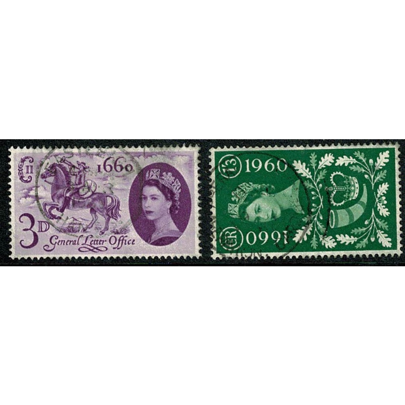 1960 General Letter Office. Very Fine Used set of 2 values. SG 619-620