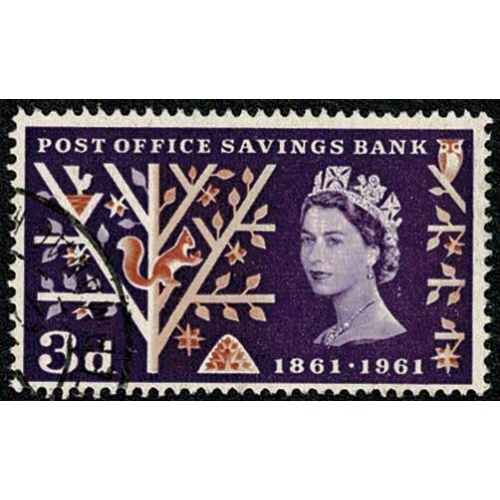 1961 POSB 3d THRISSELL printing. Very Fine Used single. SG 624B