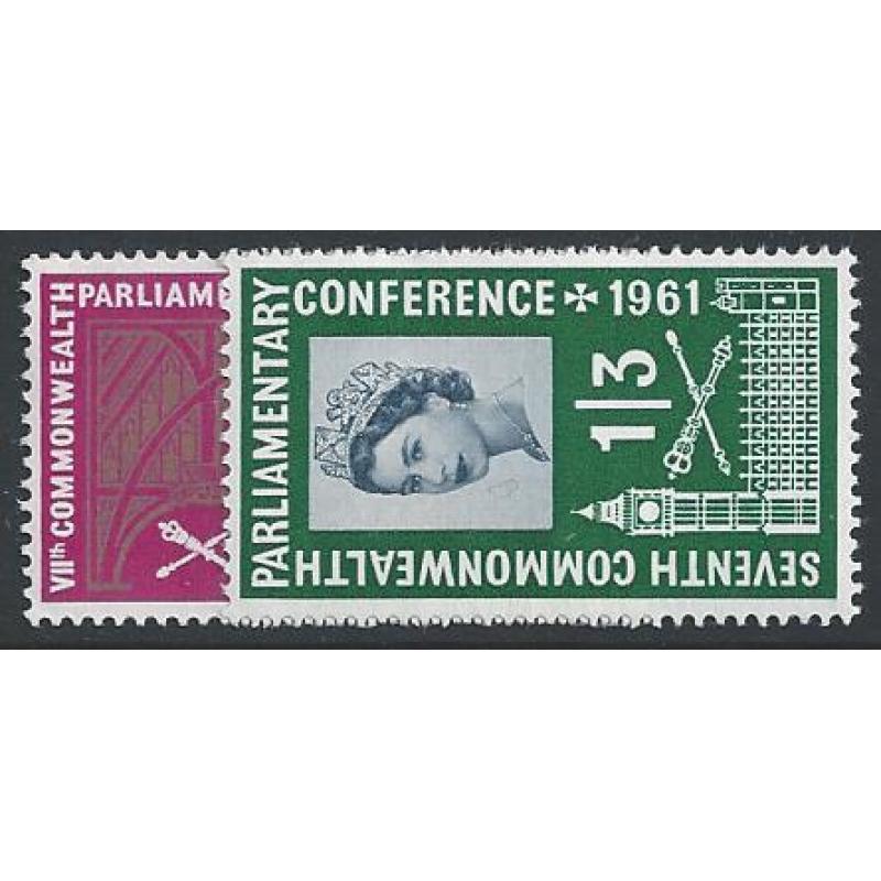 1961 Parliamentary Conference. SG 629-630
