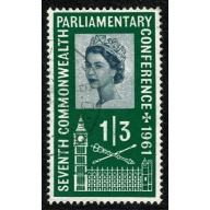 1961 7th Commonwealth Parliamentary Conference. 1/3 Fine Used SG 630.