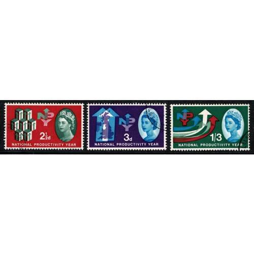 1962 N.P.Y. (ord). Fine Used set of 3 values SG 631-633