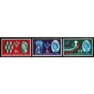 1962 N.P.Y. (ord). Unmounted Mint set of 3 values. SG 631-633