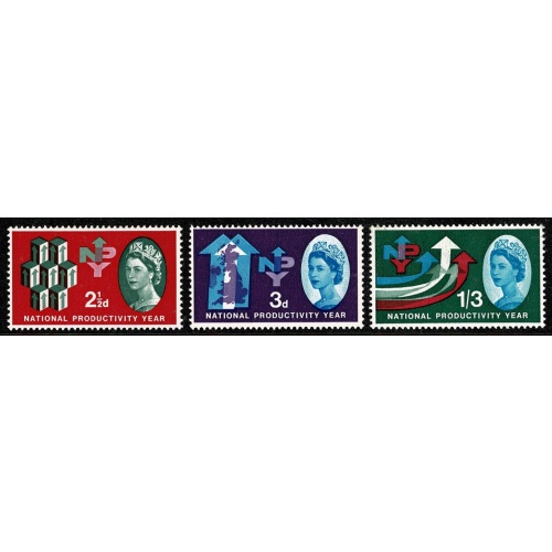 1962 N.P.Y. (ord). Unmounted Mint set of 3 values. SG 631-633