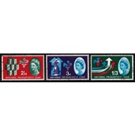 1962 N.P.Y. (ord). Fine Used set of 3 values SG 631-633