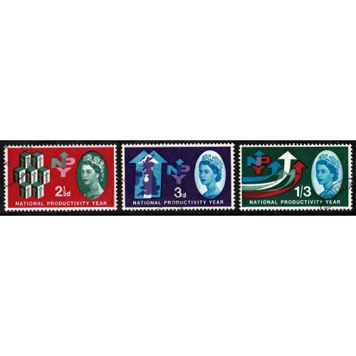 1962 N.P.Y. (ord). Fine Used set of 3 values SG 631-633