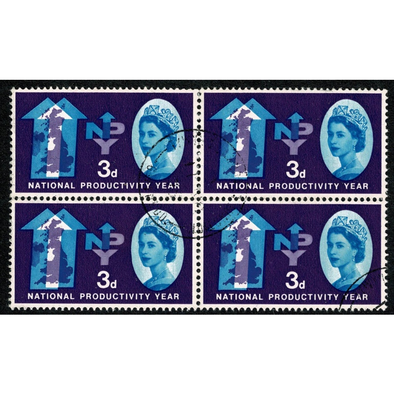 1962 N.P.Y. (ord). 3d block of 4. Fine Used. SG 631