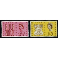 1963 F.F.H. (phos). Unmounted Mint set of 2 values. SG 634p-635p