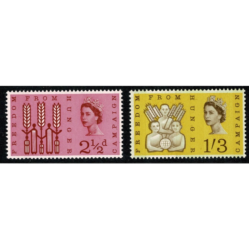 1963 F.F.H. (phos). Unmounted Mint set of 2 values. SG 634p-635p