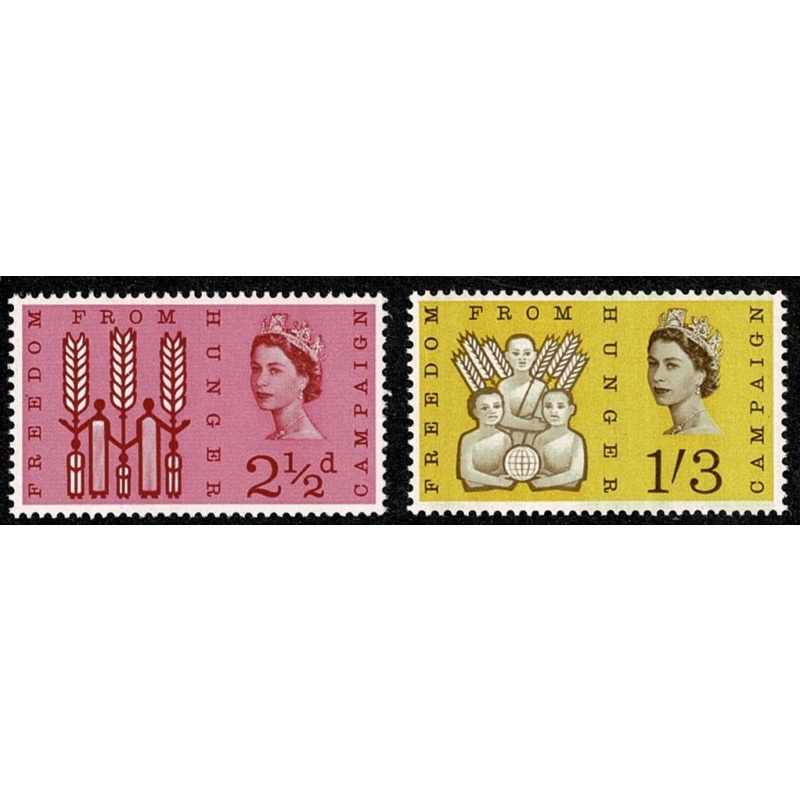 1963 F.F.H. (ord).  UM set of 2 values SG 634-635