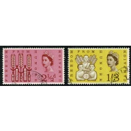 1960 F.F.H (ord). Very Fine Used set of 2 values. SG 634-635