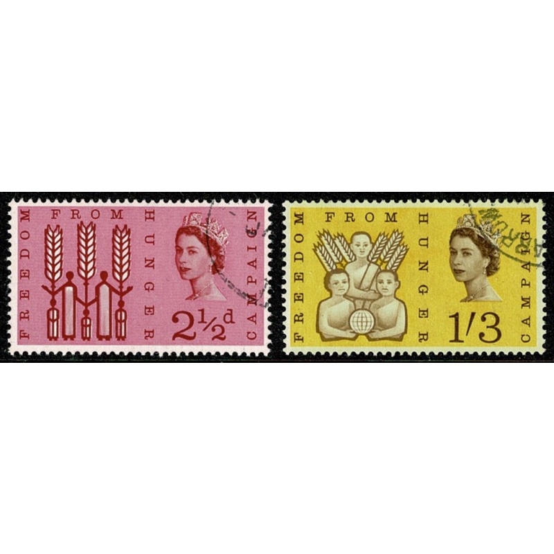 1960 F.F.H (ord). Very Fine Used set of 2 values. SG 634-635