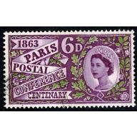 1963 Paris.(phos) Very fine used single. SG 636p