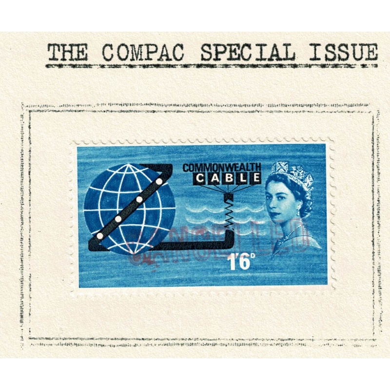 1963 COMPAC (ord). CANCELLED SG Spec. W40s on complete Philatelic Bulletin