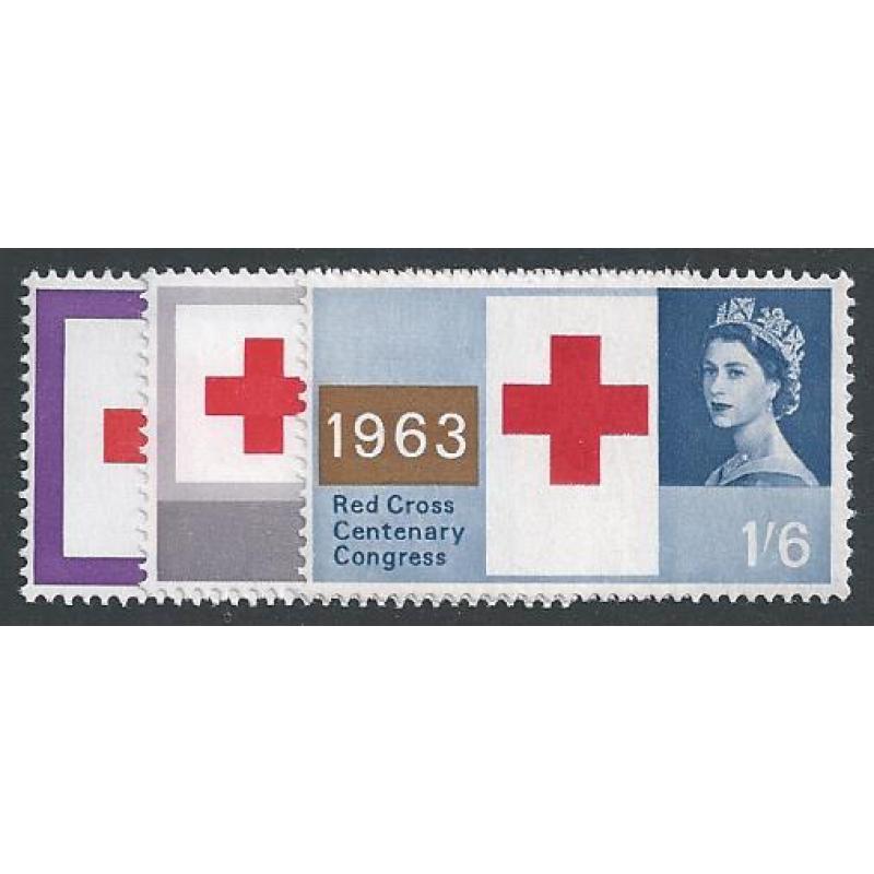 1963 Red Cross (ord). SG 642-644