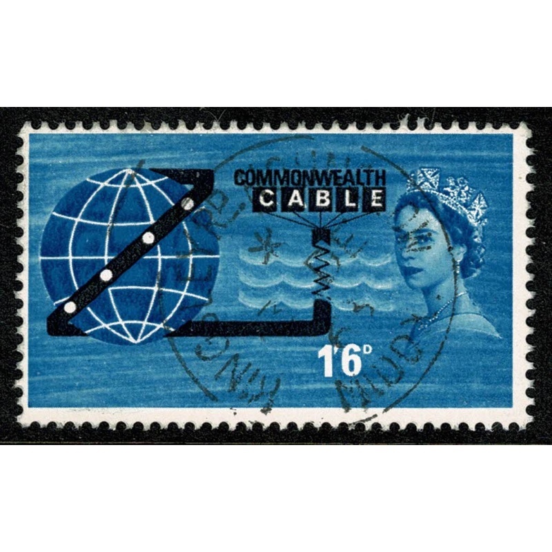 1963 COMPAC 1/6 (ord). Very Fine Used single. Cancelled on First Day of Issue. SG 645