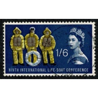 1963 Lifeboat Conference (ord). 1/6 single. Fine Used  SG 641