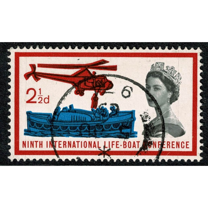 1963 Lifeboat Conference (ord). 2½d single. Fine Used  SG 639