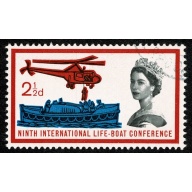 1963 Lifeboat Conference (ord). 2½d single. Fine Used  SG 639