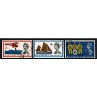 1963 Lifeboat Conference (ord). Fine Used set of 3 values SG 639-641