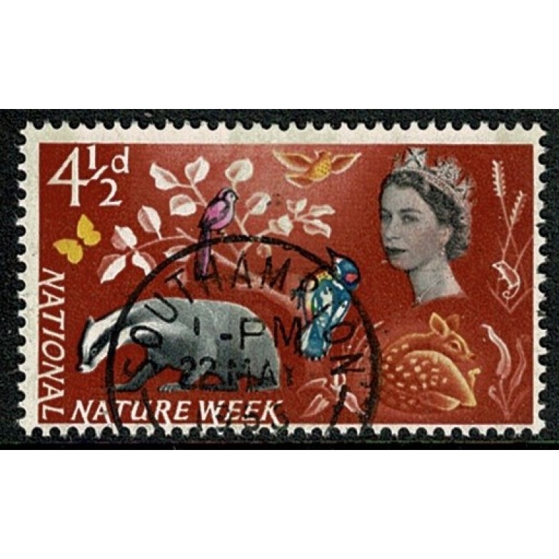 1963 Nature 4½d (phos). SG 638p