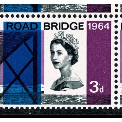 1964 Forth Road Bridge 3d (ord). Listed constant variety "dotted 3" SG Spec. W54b