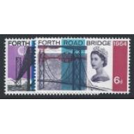 1964 Forth Road Bridge (phos). SG 659p-660p