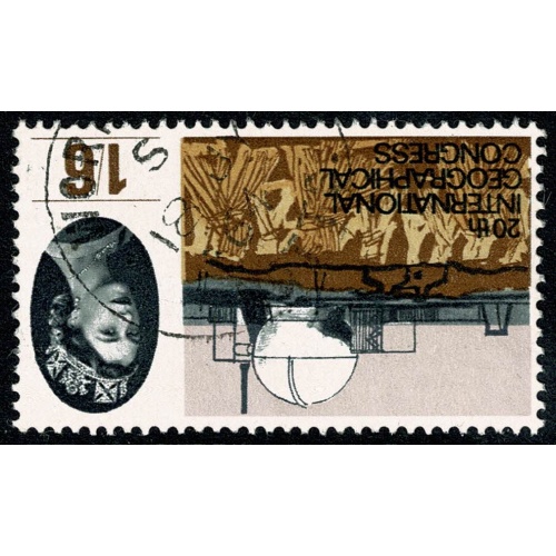 1964 Geog. Congress 1/6 (ord). WATERMARK INVERTED. SG 654Wi.