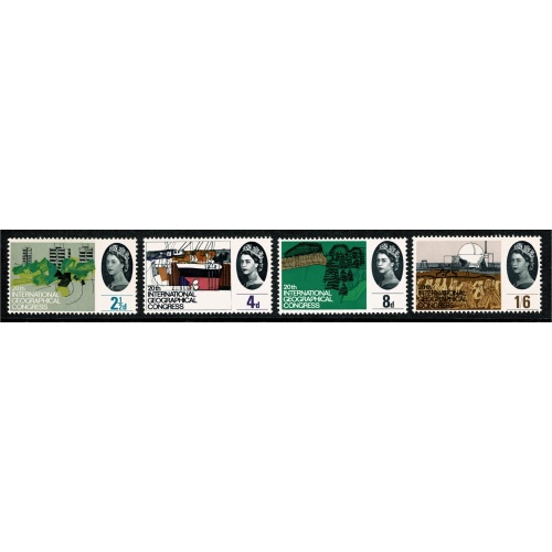 1964 Geographical Congress (ord). SG 651-654. Unmounted Mint Set