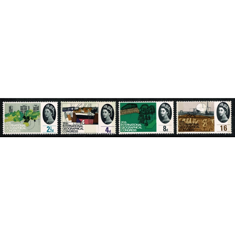 1964 Geographical Congress (phos). SG 651p-654p. Unmounted Mint Set