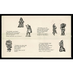 1964 Shakespeare Festival Presentation Pack. Type B