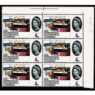 1964 Geographical Congress 4d (ord). Woodstock listed constant variety, plus good Gibbons listed minor contant variety.