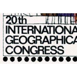 1964 Geographical Congress 4d (ord). Woodstock listed constant variety, plus good Gibbons listed minor contant variety.