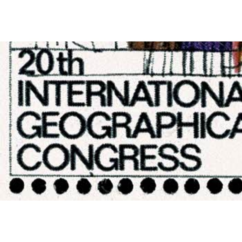 1964 Geographical Congress 4d (ord). Woodstock listed constant variety, plus good Gibbons listed minor contant variety.