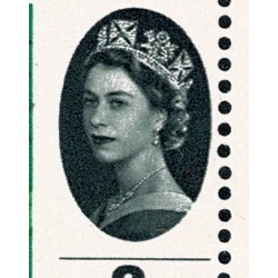 1964 Geographical Congress 8d (ord). Listed varieties "Queen&#039;s collar retouched and forehead retouch" SG 653 var
