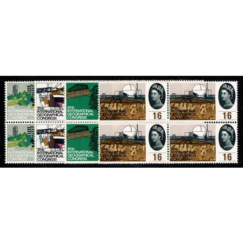 1964 Geographical Congress (ord). Blocks of four.  SG 651-654