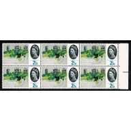 1964 Geog. Congress 2½d (ord). Listed constant variety "short line under 2½" SG 651a