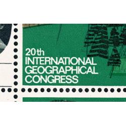 1964 Geographical Congress 8d (ord). Listed variety gash in A SG 653 var