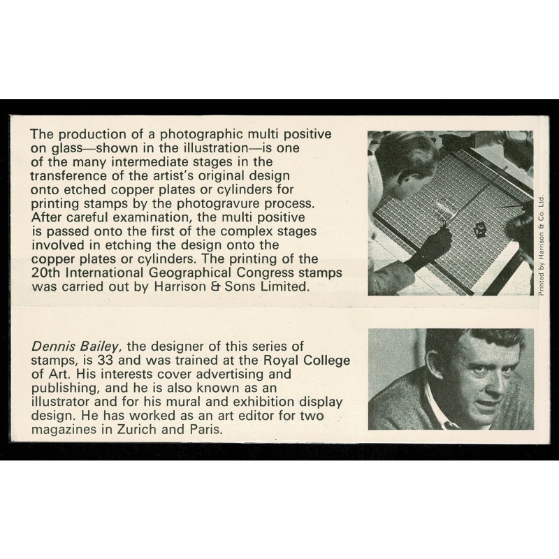 1964 Geographical Congress Presentation Pack