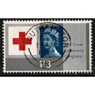 1963 Red Cross 1/3 (phos). Fine Usewd single. SG 643p