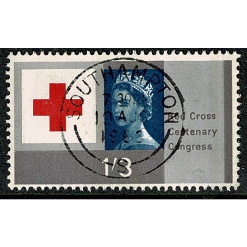 1963 Red Cross 1/3 (phos). Fine Usewd single. SG 643p
