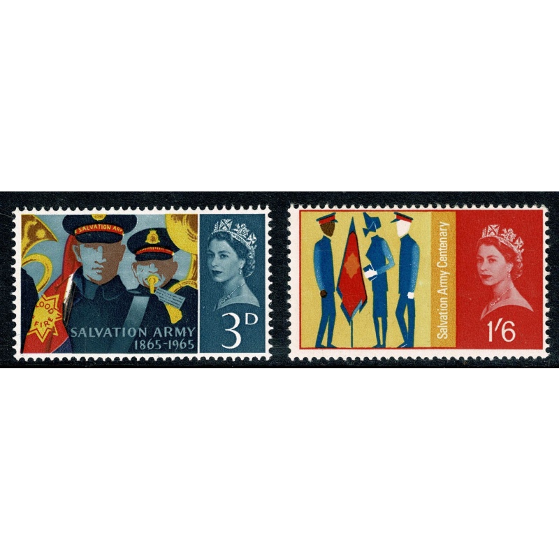 1965 Salvation Army (ord). Set of 2 values. UM. SG 665-666