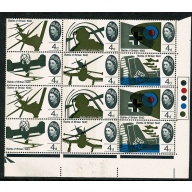 1965 Battle of Britain 4d (phos). NARROW PHOS BANDS RIGHT. SG Spec WP69b & 72b