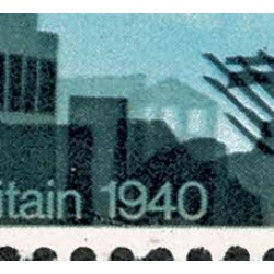 1965 Battle of Britain (ord).1/3 "scratch below 1940" listed minor constant variety. SG 678 var