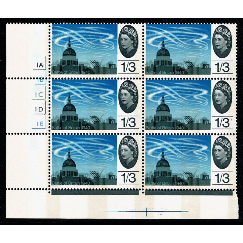 1965 Battle of Britain 1/3 (phos). Cyl. 1A1B1C1D1E no dot.