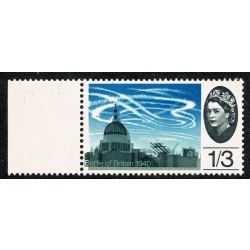 1965 Battle of Britain 1/3 (ord). SHIFT OF DEEP GREY to left. SG 678 var