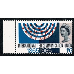 1965 I.T.U. 1/6 (ord). MINOR PERFORATION SHIFT. SG 684 var.