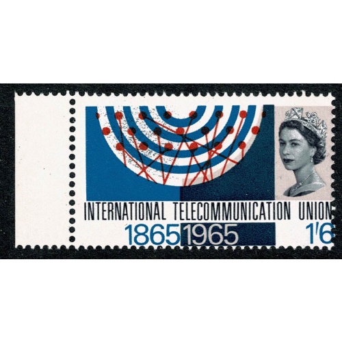 1965 I.T.U. 1/6 (ord). MINOR PERFORATION SHIFT. SG 684 var.