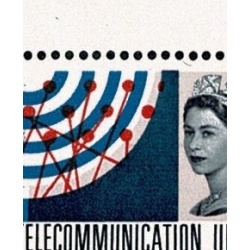 1965 ITU 1/6 (ord). Constant variety "retouched arm" SG Spec. W80d